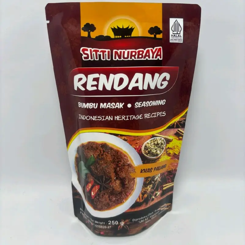 Bumbu Rendang PADANG Instan Untuk 1 kg Daging - Sitti Nurbaya - VIRAL, ENAK, HALAL, & TANPA PENYEDAP 2