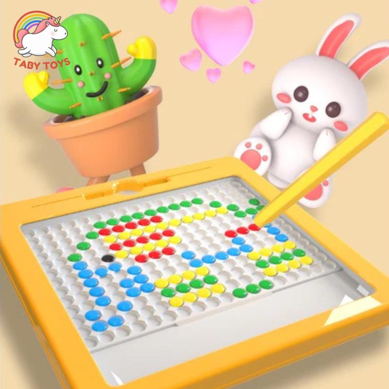Bảng Vẽ Xếp Hình Nam Châm Thế Hệ Mới Đồ Chơi Giáo Dục Xếp Hình Nam Châm Bảng Vẽ Bút Bi Nam Châm Từ Tính Cho Bé TABYTOYS