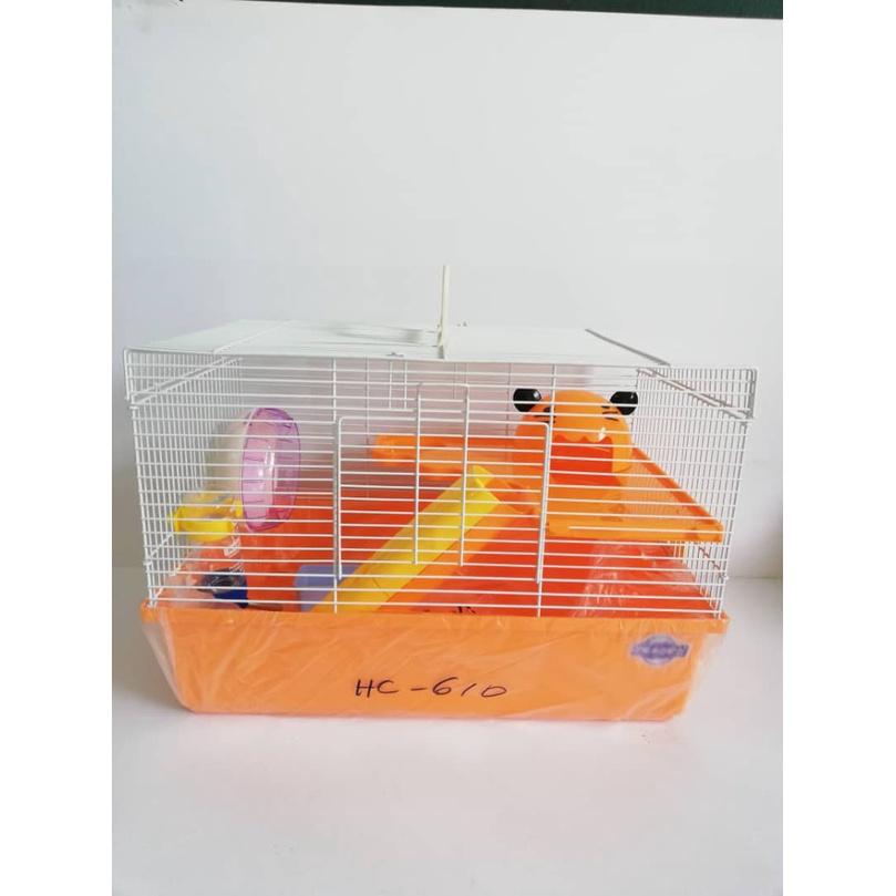 HC610 Hamster Cage Carrier 45cm x 30cm x 28cm [Random Color]