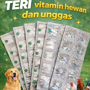 teri x/tahu multivitamin hewan peliharaan B kompleks