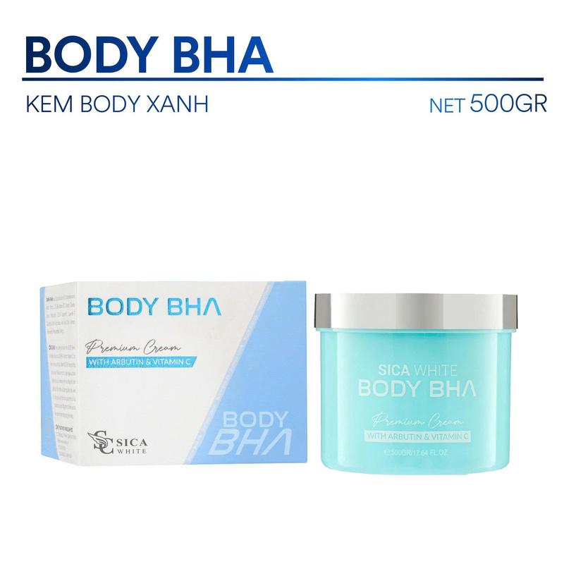  Kem Sica White Body BHA 500GR - hỗ trợ sáng hồng da Dưỡng Body Skincare Nữ Làm Đẹp Da 