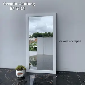 Cermin Dinding gantung 65x35CM Minimalis Dekorasi Aesthetic cermin ruang tamu mewah cermin panjang