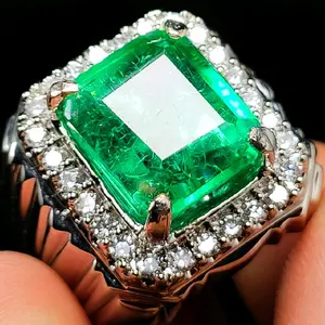 CINCIN PRIA CUSTOM TERMEWAH ZAMBRUED COLOMBIA ASLI SIAP PAKAI