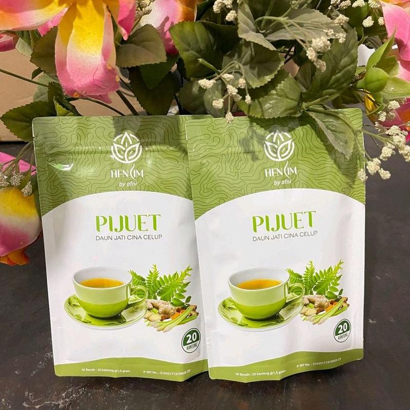 Teh pijeut herbal daun jati cina celup by afni isi 20 kantong 1