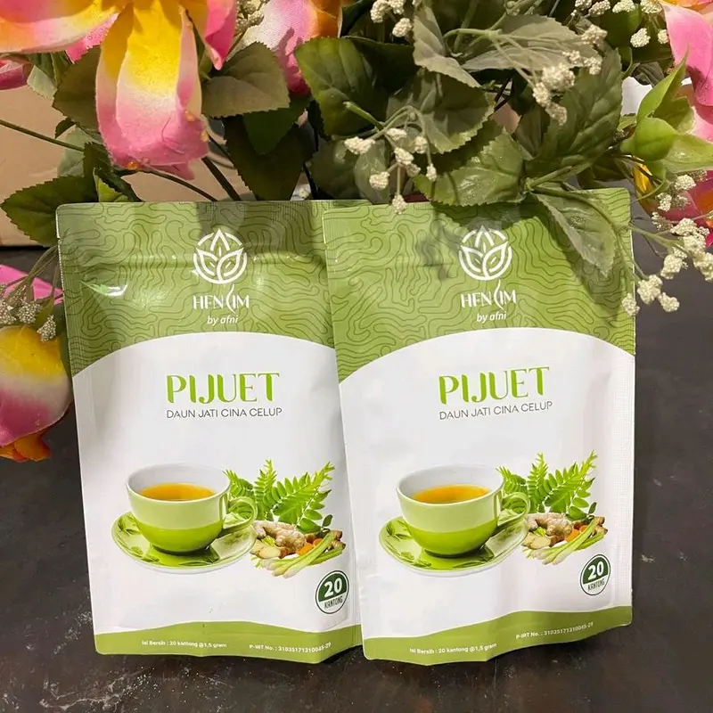 Teh pijeut herbal daun jati cina celup by afni isi 20 kantong 1