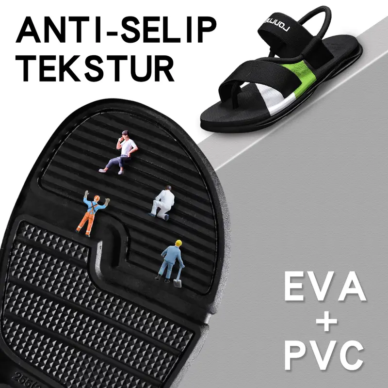sandal cowok keren sandal pria dewasa 2024 Sandal Jepit Pria sandal karet anti licin Sandal Gunung premium sandal slop pria sandal jepit gunung original Sendal casual sandal  priamurah antiselip stylish sandal & sandal jepit 1