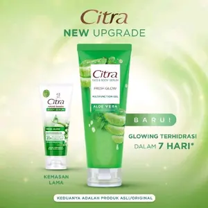 Citra Aloe Vera Gel 180 ml - Fresh Glow Multifunction Gel untuk Glowing Terhidrasi dalam 7 Hari