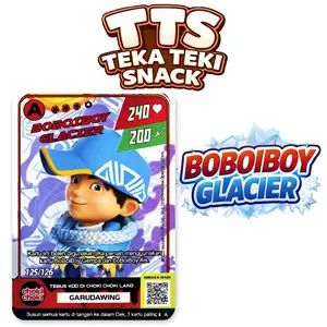 Kartu Choki Choki Hologram Glacier (A) + Bonus 9 kartu Basic batch 2