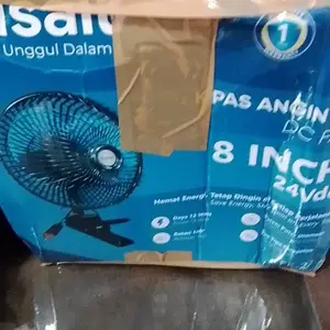 Visalux DC Fan Clip-On Otomotive Fan 12W 6 Inch / 8 Inch 12Vdc 24Vdc - Kipas Angin Mobil dengan Klip Jepit