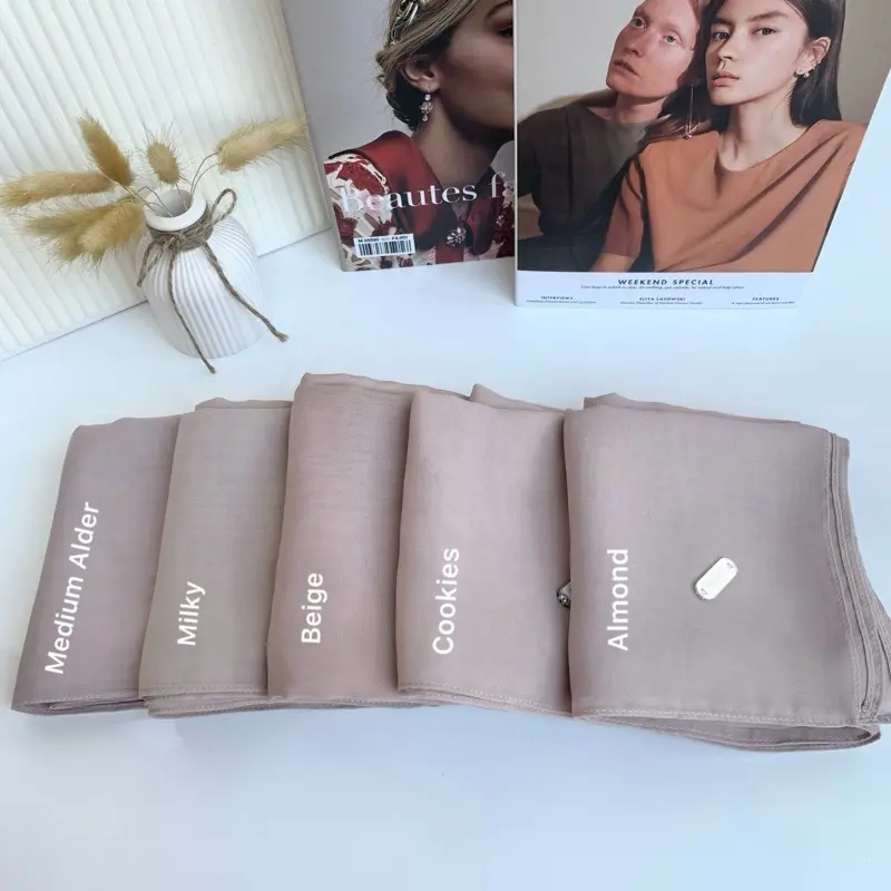 HIJAB PLAIN SQUARE by Alodiest || PART 1 Muslim Kerudung Polycotton Segi Empat Basic 1