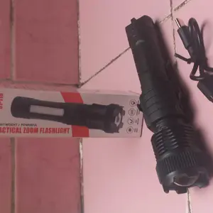 Senter LED Charger 3 Mode Terang Anti Air Senter Saku Mini 118