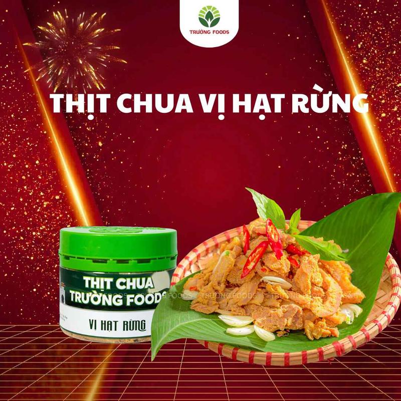  Trường Foods Thịt Chua Hạt Rừng 180g  Hộp 