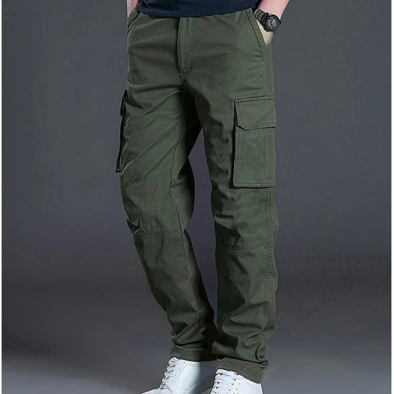 QUẦN DÀI TÚI HỘP CHO NAM, CHẤT VẢI KAKI, Có 6 Túi