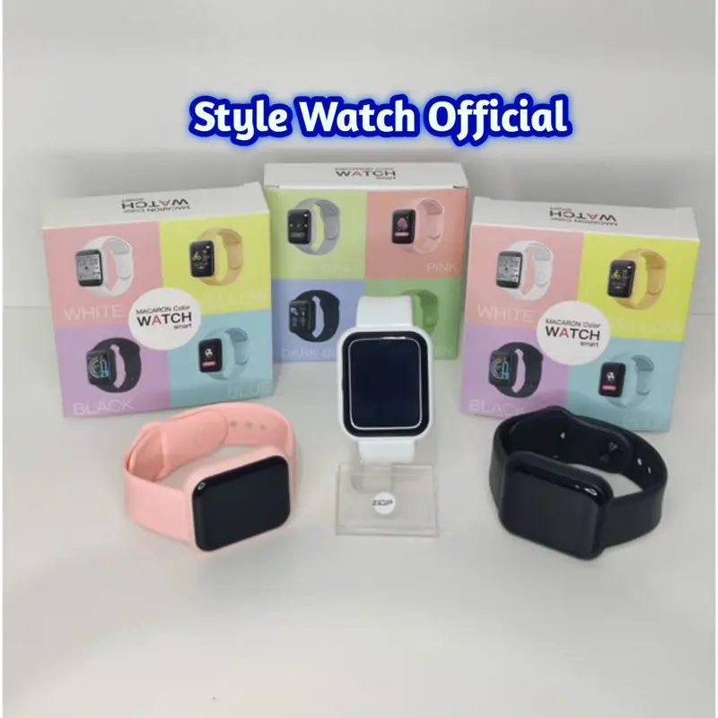 {FREE LM} Jam Tangan Pintar Android Digital Smartwatch Suport Bluetooth Notif Whatsap Telp Sms Music Kamera. Sensor Detak Jantung,ANTI AIR 7