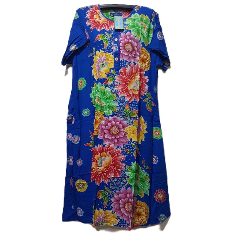 DASTER BATIK KODE 09 KENCANA UNGU LABEL BIRU 7