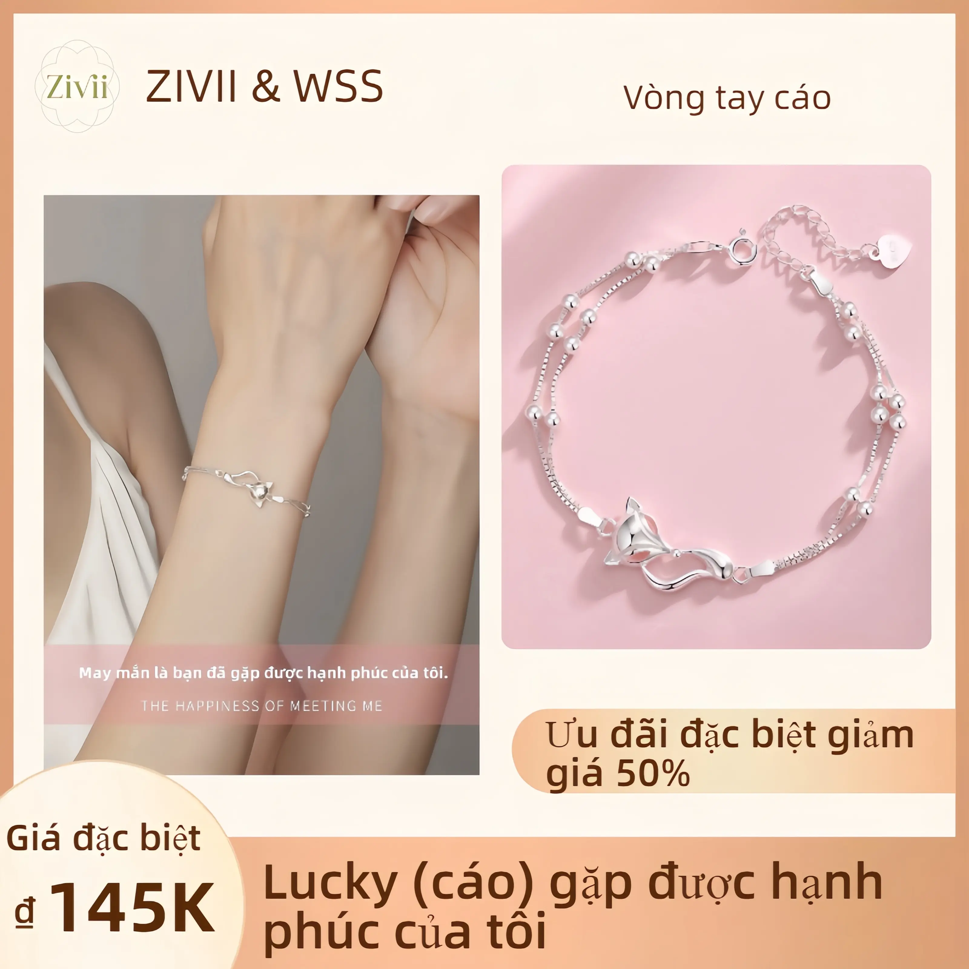 Vòng tay cáo dành cho bé gái, không thể giấu kín, quà tặng năm mới, ngày lễ tình nhân và sinh nhật cho bạn gái Phụ Kiện