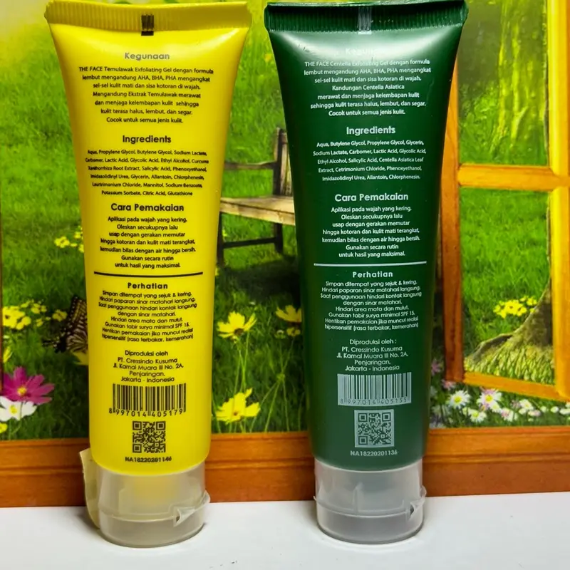 [BPOM] THE FACE Temulawak Centella Exfoliating Gel (50ml) - Gel Eksfoliasi Wajah 1