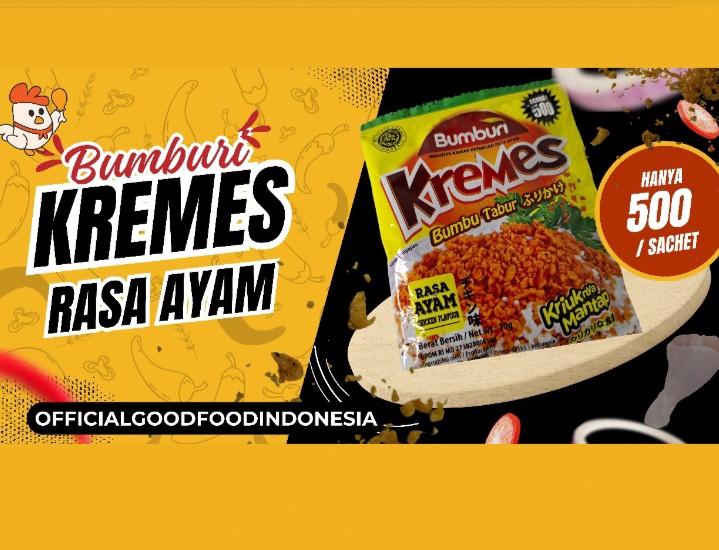 Product Introduction of BUMBURI KREMES TABUR | KRIUK NYA MANTAP | KEMASAN 500/SACHET | UKURAN 10 GRAM | HALAL | 1 PACK ISI 10 PCS | RASA AYAM | 9