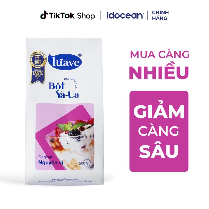 (Date 08/2025) Bột Sữa Chua LÚAVE - Bột Yogurt/ Yaua 500g (Thay ...