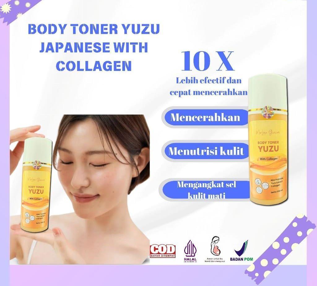 Body toner badan LIME YUZU WITH COLLAGEN