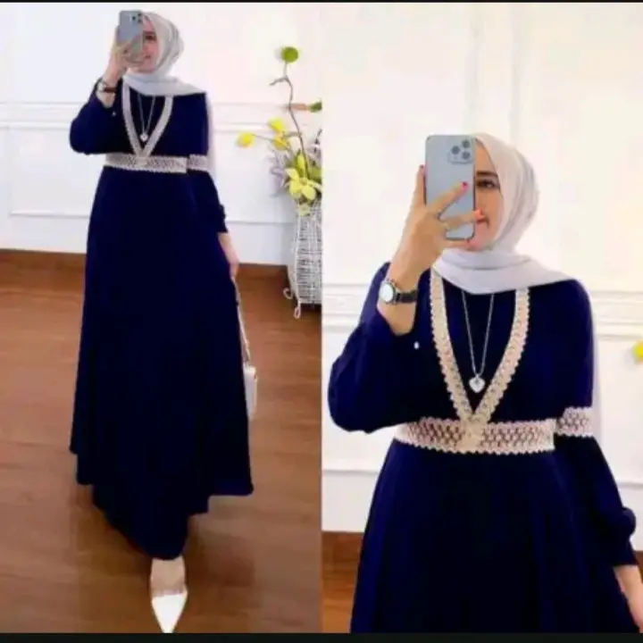 gamis renda wanita terlaris gamis wanita terbaru 1