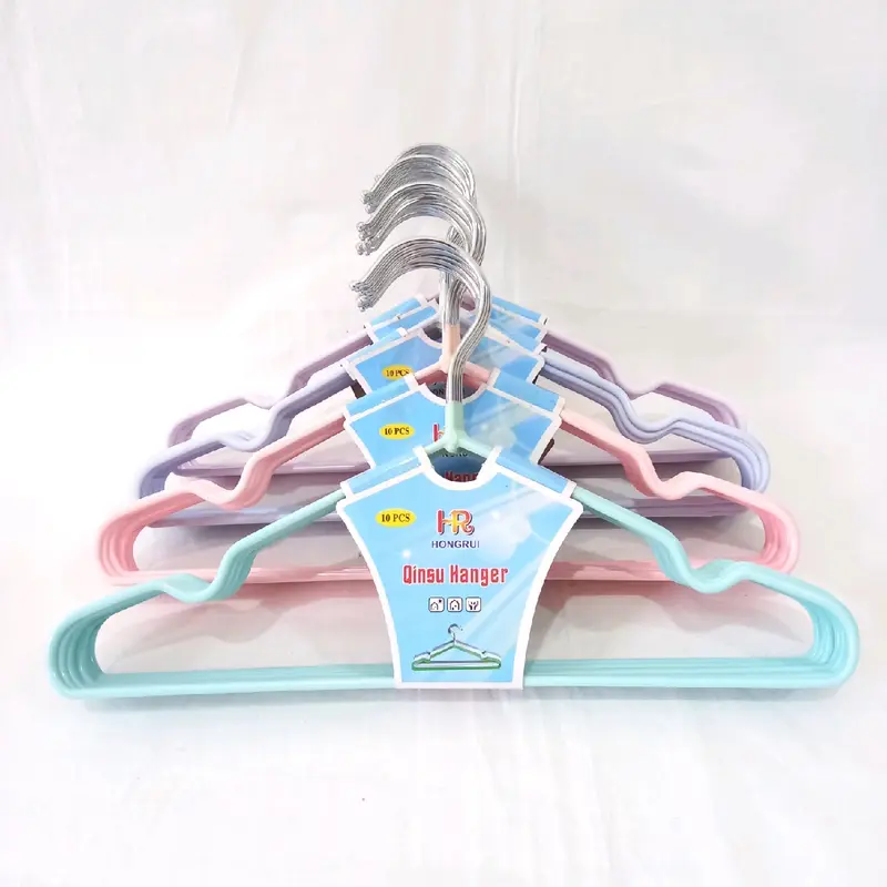Gantungan Jemuran Baju Anak Stainless Steel Balut Karet Silikon 10pcs  Pakaian 2