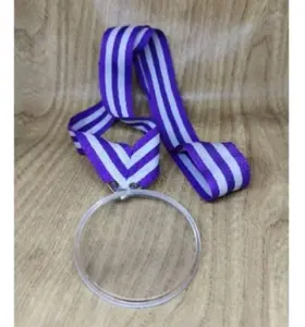 Medali Insert Paper Polos + Tali dan Ring