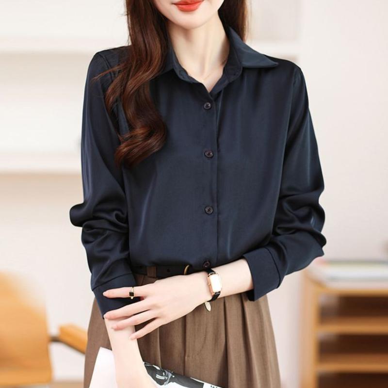Kemeja Basic Formal Gaya Korean Style Bahan Shakila Twill Size M L XL XXL By DF Fashion 5