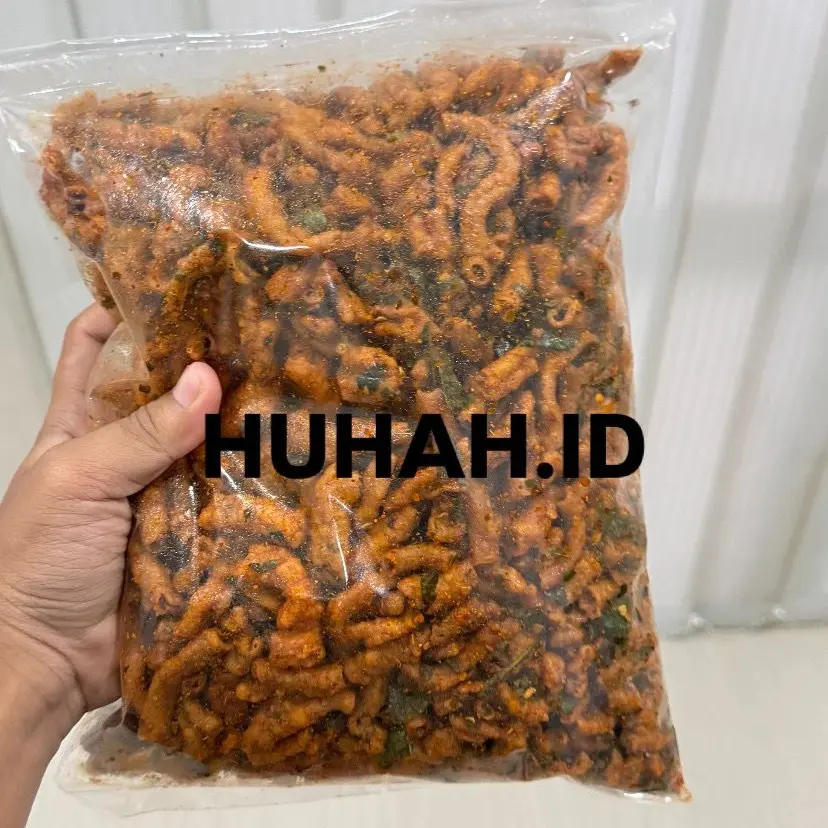 USUS KRIUK MANTAP KEMASAN 1KG 500GRAM 250GRAM PEDAS DAUN JERUK