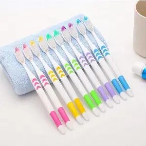 Sikat Gigi Double Care Sensitive Hotel Termurah - 10pcs - Gusi