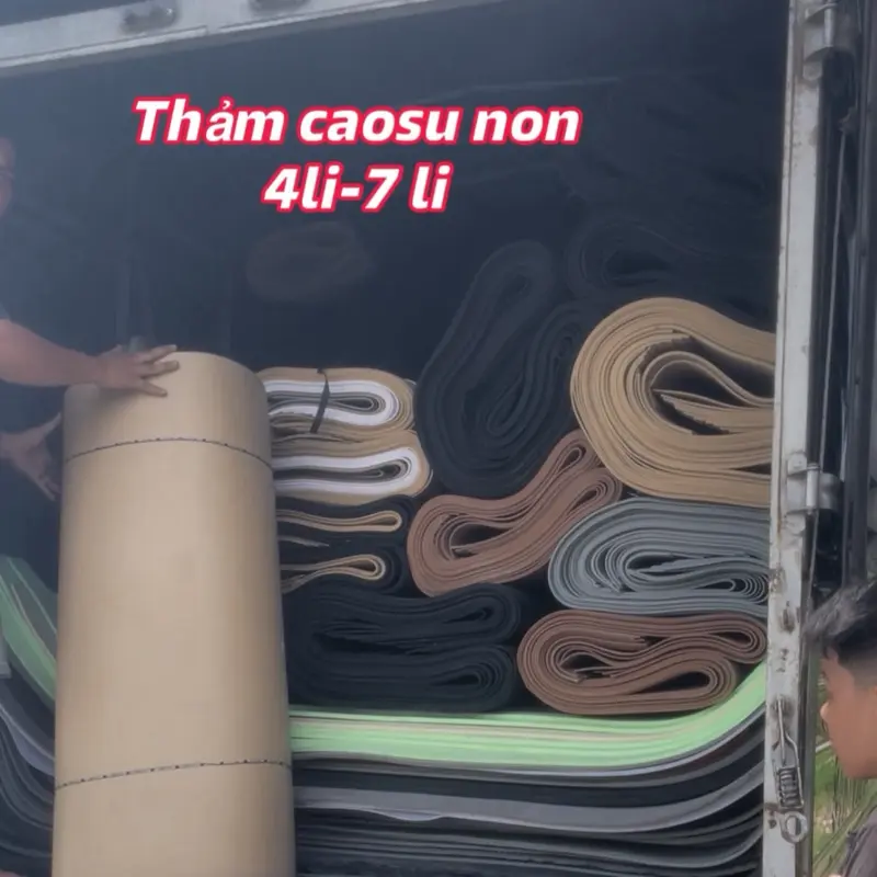 Thảm lót bội gà 1m1 caosu non 2 mặt chống trượt 0
