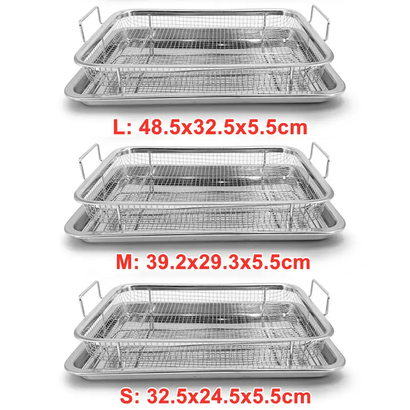 Crisper Tray Fika / Oven Tray /Air Fryer Tray / Peniris Minyak / Cooling Rack / Baking Tray