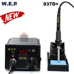 WEP 937D+ 60 Watt Soldering Station Digital Solder + Busa Original Iron Led