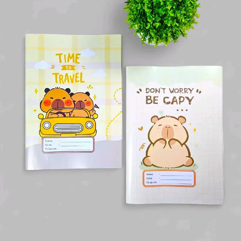 sampul buku tulis fancy/gambar ukuran kwarto ukuran buku tulis biasa 1 pck isi 20 lembar 3