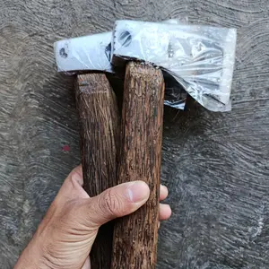 Kapak Baja Asli Multifungsi Tajam 26-30 cm dengan Gagang Kayu Kokoh untuk Potong Kayu dan Bangunan