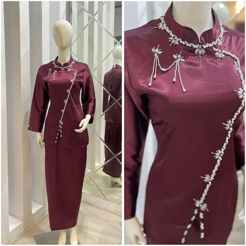 ￼COD SHAFANA KEBAYA KURUNG MALAYSIA / ATASAN KEBAYA KURUNG PAYET MATAHARI / KEBAYA KURUNG MELAYU / KEBAYA MODERN / FULL PAYET / KEBAYA BELAH SAMPING / KEBAYA FULL PAYET / KEBAYA SERAGAM KELUARGA 6