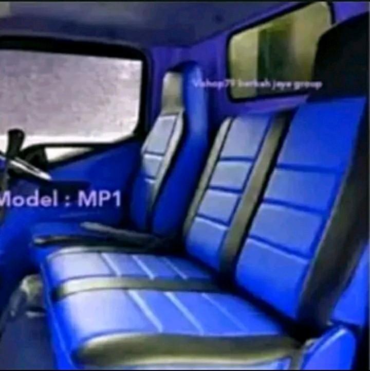sarung jok cover jok mobil truk canter ful busa desain simpel dan elegan Car kendaraan mudah di pasang 5