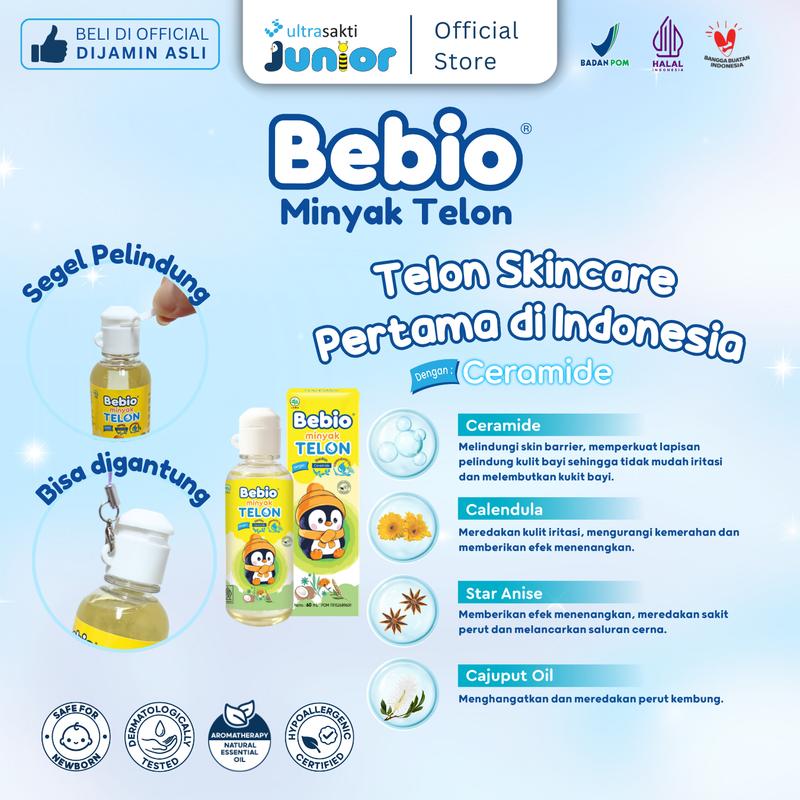 Paket Bebio Minyak Telon Ceramide 60ml 3