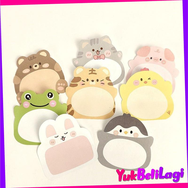 COD (YBL) Sticky Notes Motif Hewan Tempelan Kertas Catatan Memo - Shop ...