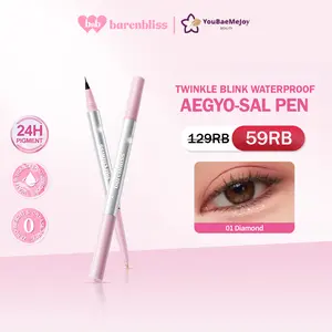 BNB barenbliss Twinkle Blink Waterproof Aegyo-sal Pen Eyeliner Eyesahdow Tahan Lama 24 Jam High Pigmented Waterproof Smudgeproof Sweatproof Hiasan Mata Makeup Zero-Weight dan Crease-Free Glitter Shimmer Aman Untuk Mata Sensitif Korean Look
