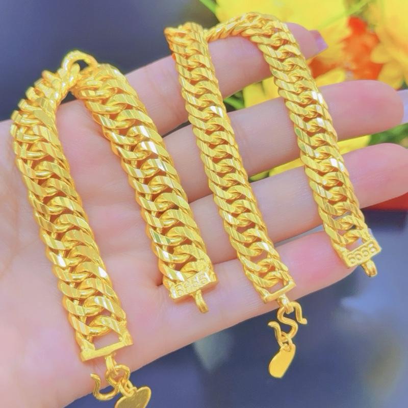 L17 Lắc Tay 24 Nam Nữ chất Hội Bền màu thiết kế lovely Hàng ngày Phụ Kiện Lắc tay Nam Nữ điều đeo được