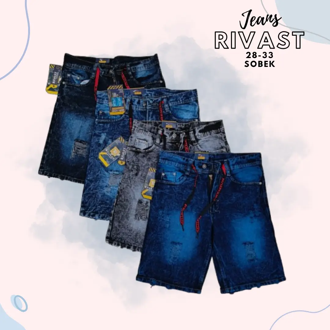 Paket Usaha 12 Pcs Celana Jeans Sobek Santai Bahan Premium  Tebal  keren dengan bahan adem Distro Denim
