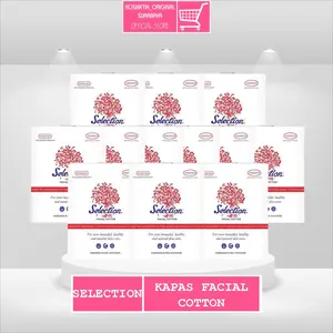 Selection [Paket 1 Lusin /  12 Pack] Kapas Wajah Lembut / Facial Cotton (Kemasan 35 Gr)