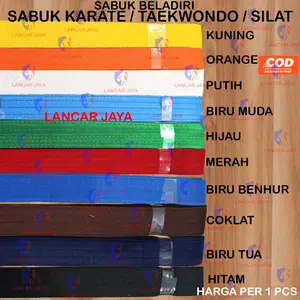 SABUK KARATE SILAT TAEKWONDO BELADIRI (ANAK-DEWASA )