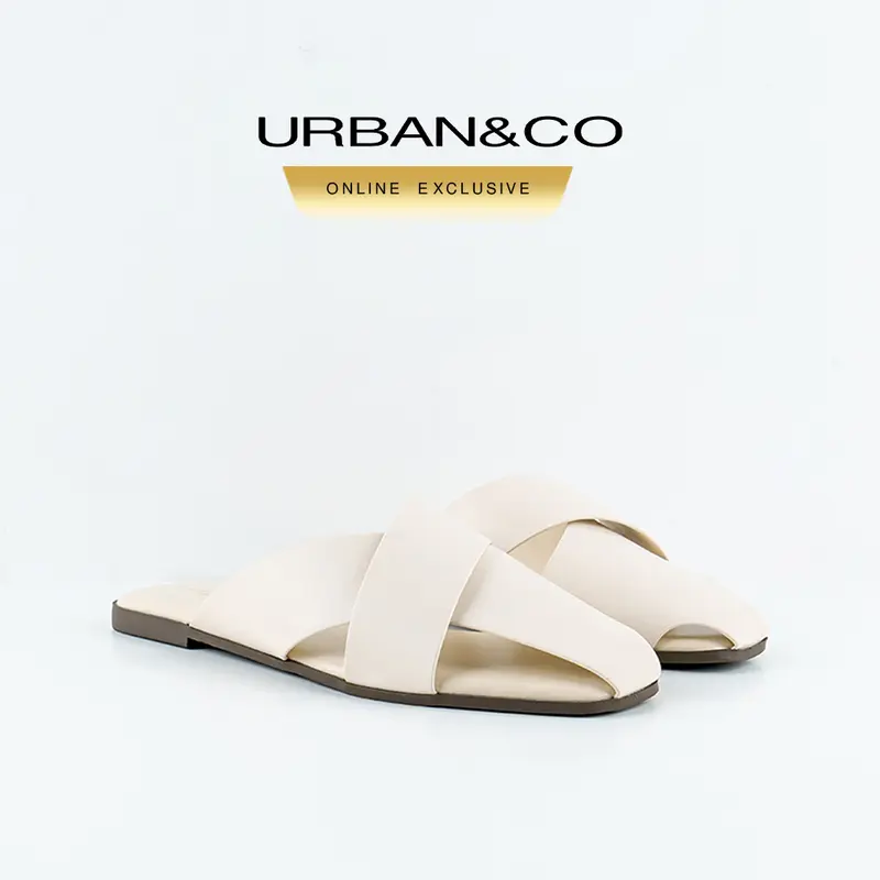 URBAN&CO Mules Casual Sendal Sandal Slip On Wanita Formal Casual - Wilma 0