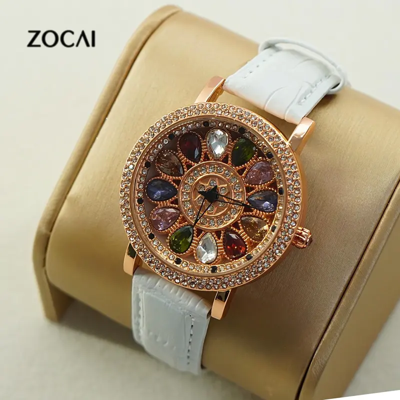 OS6-J07 Jam Tangan Wanita Cewe Simpel Dan Elegan Mewah Kulit Tahan Air Bergaransi 1 Tahun High Quality Qualitas Tinggi Free BoxCOD 2