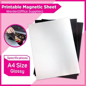 Magnetic Sheet Magnet Sheet Magnet Lembaran Cuttable Ref Magnet A4 Size With Adhesive No Sheet