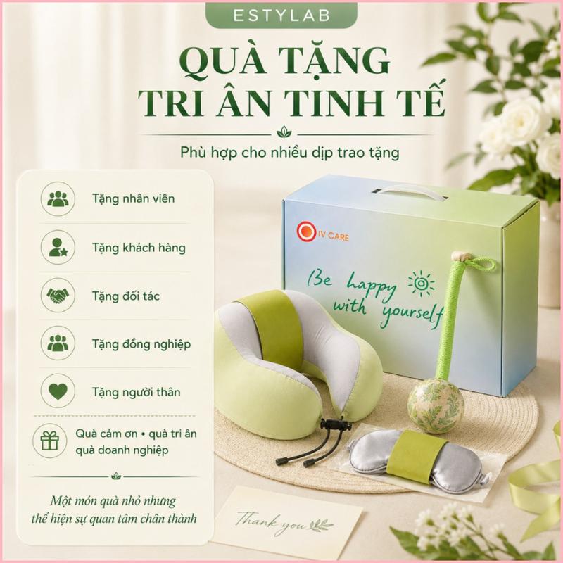 Bộ Quà Tặng Doanh Nghiệp IVCare-Set Quà Chăm Sóc Sức Khỏe Dành Tặng Bạn Bè, Người Thân, Đồng Nghiệp