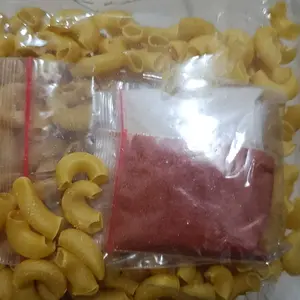 Makaroni Basah Instan Mentah Free Bumbu Tabur Pedas Viral