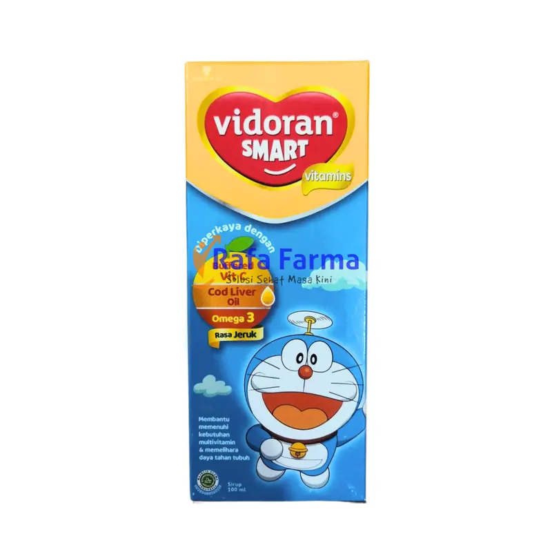 VIDORAN SMART VITAMIN SIRUP UNTUK OTAK DAN NAFSU MAKAN Anak  1-10 tahun 5